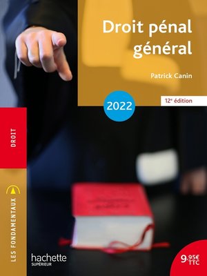 cover image of Fondamentaux--Droit pénal général 2022--Ebook epub